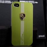 Capa Protetora Verde Metálica Porsche para iPhone