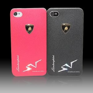 Capa Protetora Rosa Metálica Lamborghini para iPhone