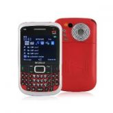 Celular Mini Q9 QWERTY Tv 3 Chips Dual Camera(Vermelho)