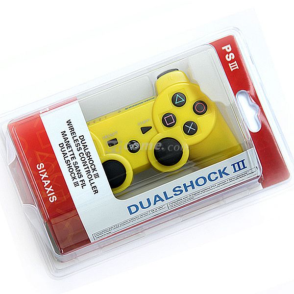 Controle DualShock 3 Wireless Bluetooth SIXAXIS Amarelo