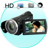 Filmadora 1080P HD Tela Touchscreen com 5x Optical Zoom