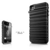 Capa Protetora Preta Rubberband Series para iPhone