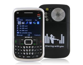 Celular Mini Q9 QWERTY Tv 3 Chips Dual Camera