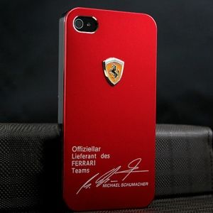 Capa Protetora Metálica Vermelho Ferrari para iPhone